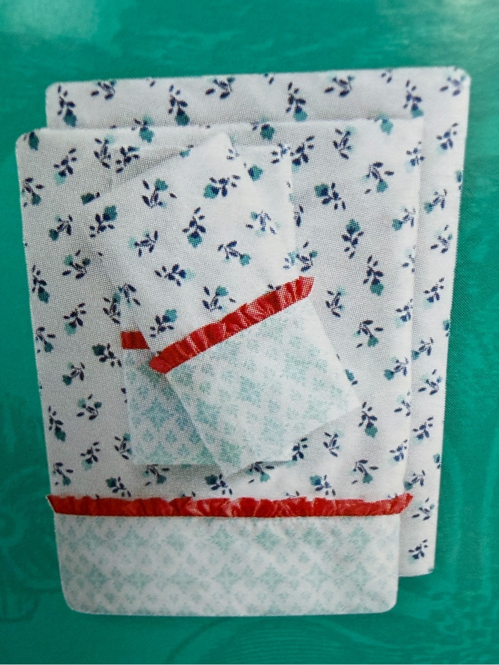 FULL The Pioneer Woman Calico Floral Medallion Cotton Percale Sheet Set Full New